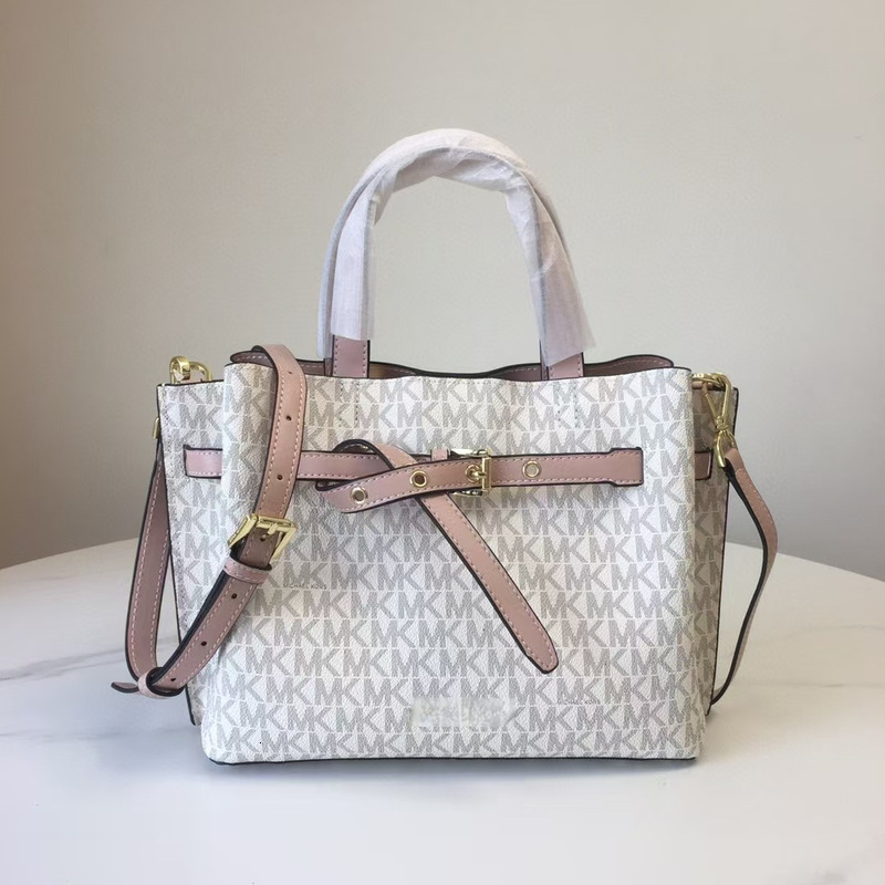 2023 New Women's Bow Single Shoulder Crossbody Handheld Leather Emilia Tote Bag