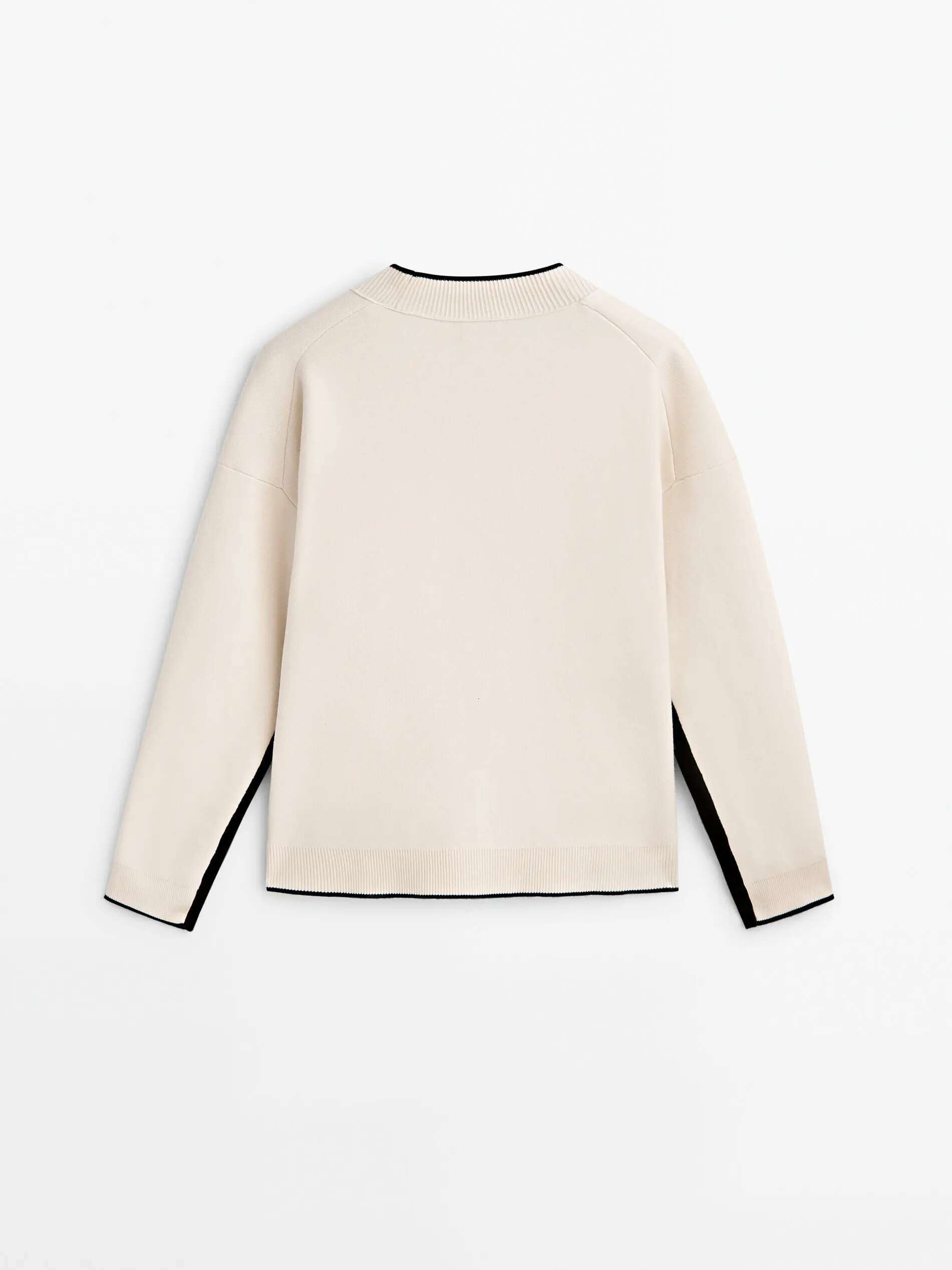 Ethereal MD 2025 Massidutti Spring New Style Of Slim-Fit Patchwork Design Pocket Temperament Women's Knit Cardigan Sweater
