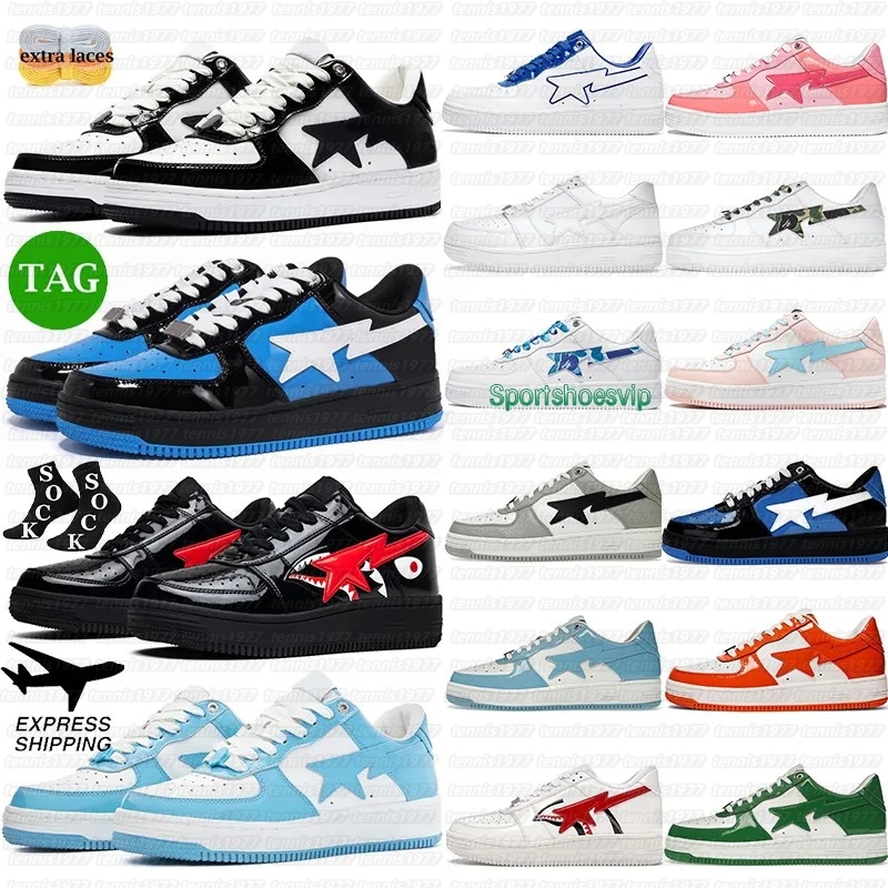 Designer Casual Shoes for Mens Womens Sta Low Platform Sneakers Stases Black Camo Bule Grey Red Suede Shark Trainers Camouflage Skateboarding Jogging Runners