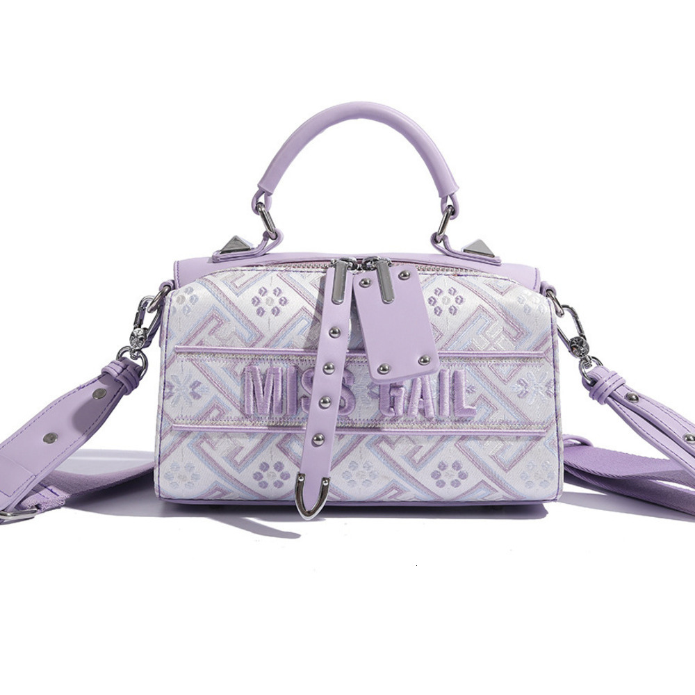 Xiaoxiangfeng Zhuangjin New Versatile Handbag, Large Capacity Commuting Fashion Boston Crossbody Bag, Women's Bag