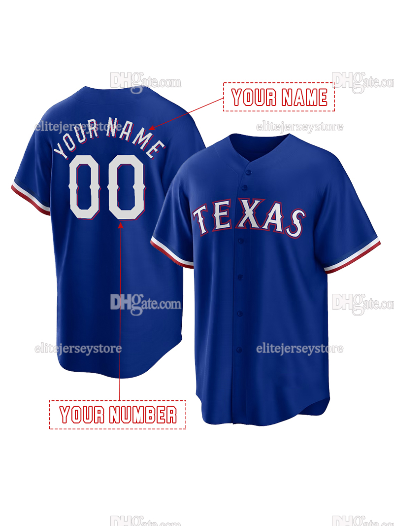Personalized Custom Baseball Jersey 34 Ryan Corey Smith Seager Garcia Semien Jung Duran deGrom Embroidered Letter Number Design