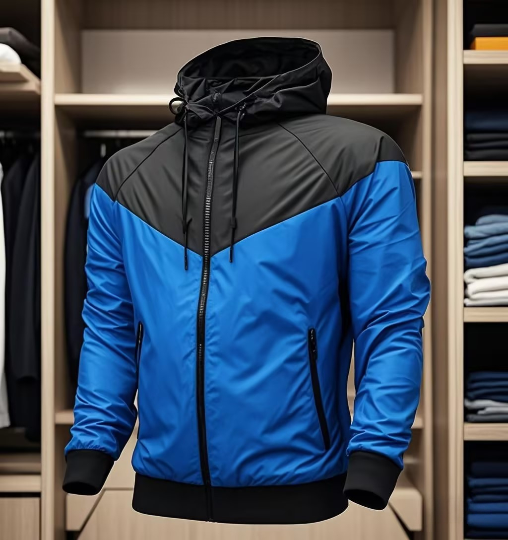 Loose Running Top Warm Hooded Jacket Windproof Sports Coat Net Side Logo Coats