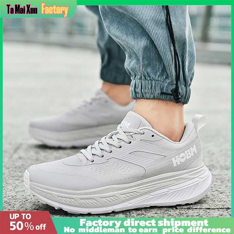 Men Marathon Anti-skid Wear Resistant Running Shoes Casual Mens Shoes Teenagers Tennis Trainer train Luxury Comfy Soft FabricC250411