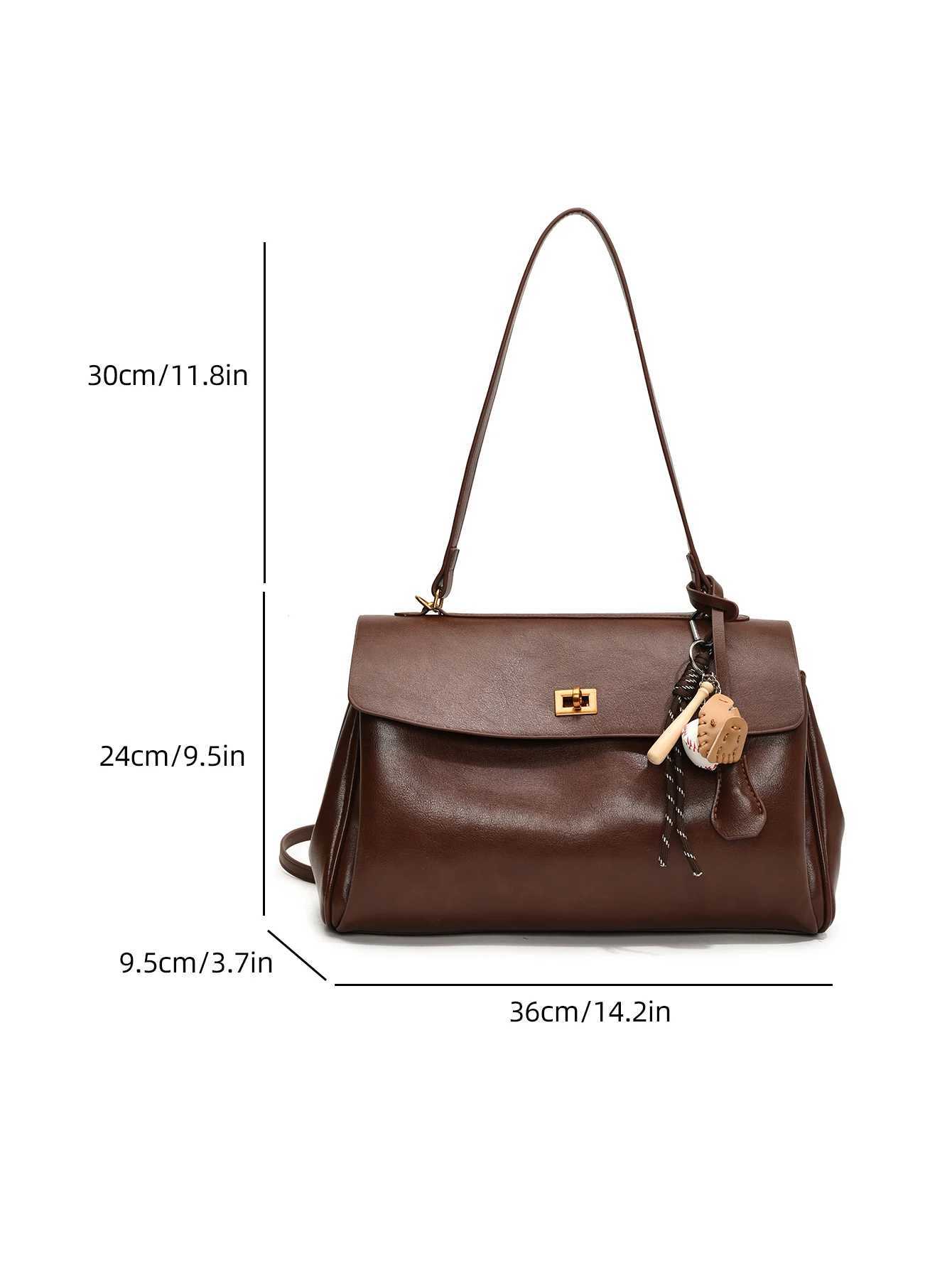 Commuting to work under the armpit female autumn and winter high-grade sense of large-capacity single shoulder bag Y250306