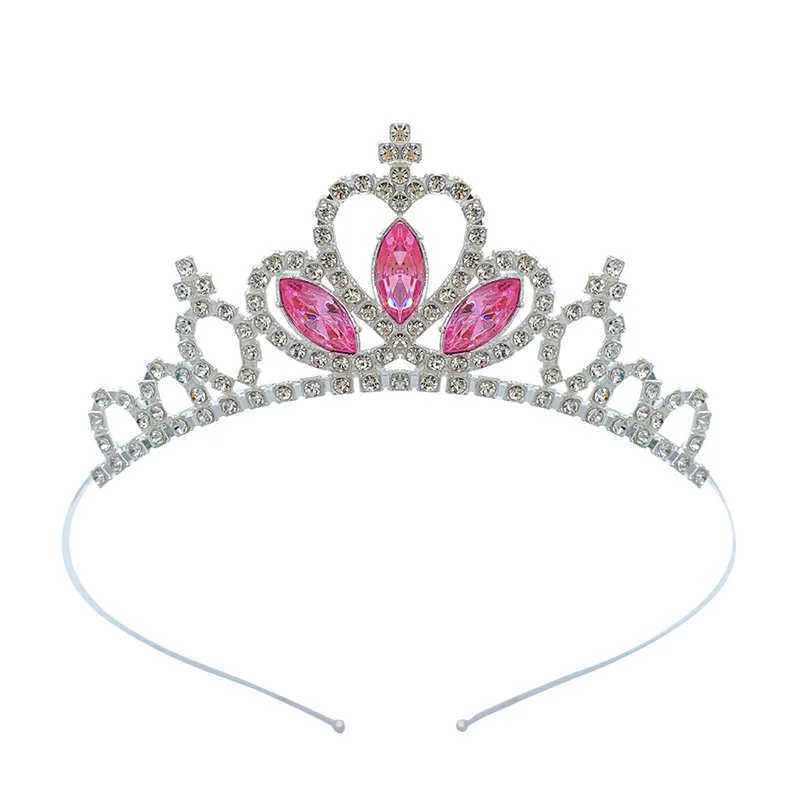 Kids Rhinestone Tiara Princess band for Girls Birthday Accessories Bridal Crystal Crown Tiara Wedding Hair Jewelry X250306