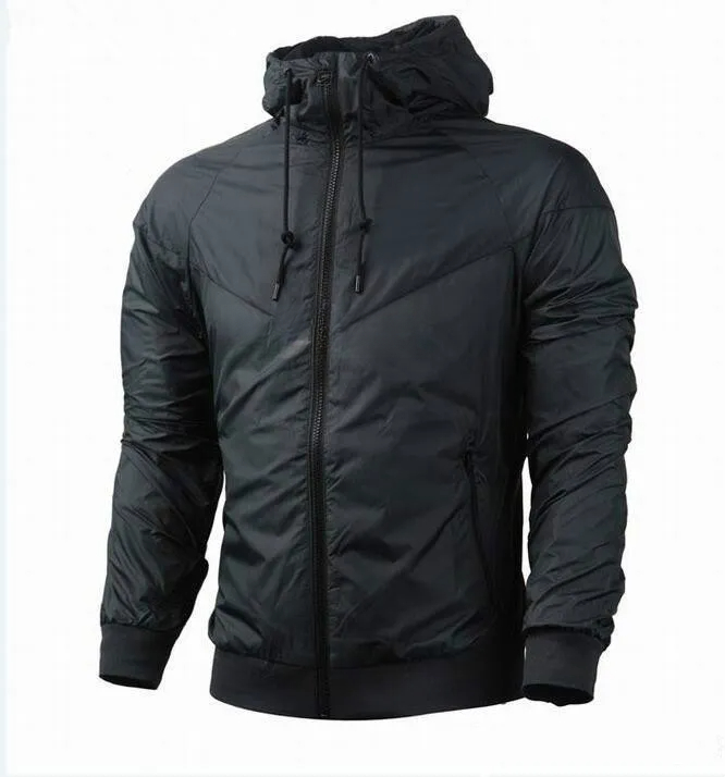 Loose Running Top Warm Hooded Jacket Windproof Sports Coat Net Side Logo Coats