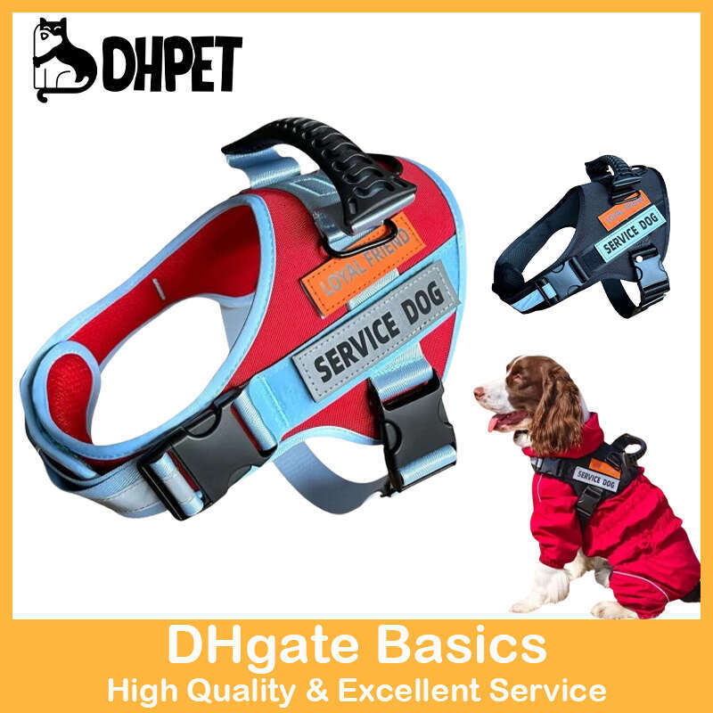 DHpet Wholesale Pet Chest Harness For Medium And Large Dogs Reflective Explosion-proof Vest Dog Traction Rope