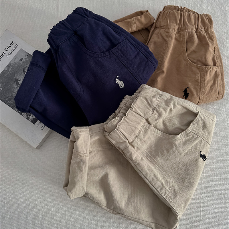 Ddmyshoesvip Spring Autumn New Products Children S Boys Girls High Elasticity Cotton Pants Children Stylish And Solid Color Casual For Children