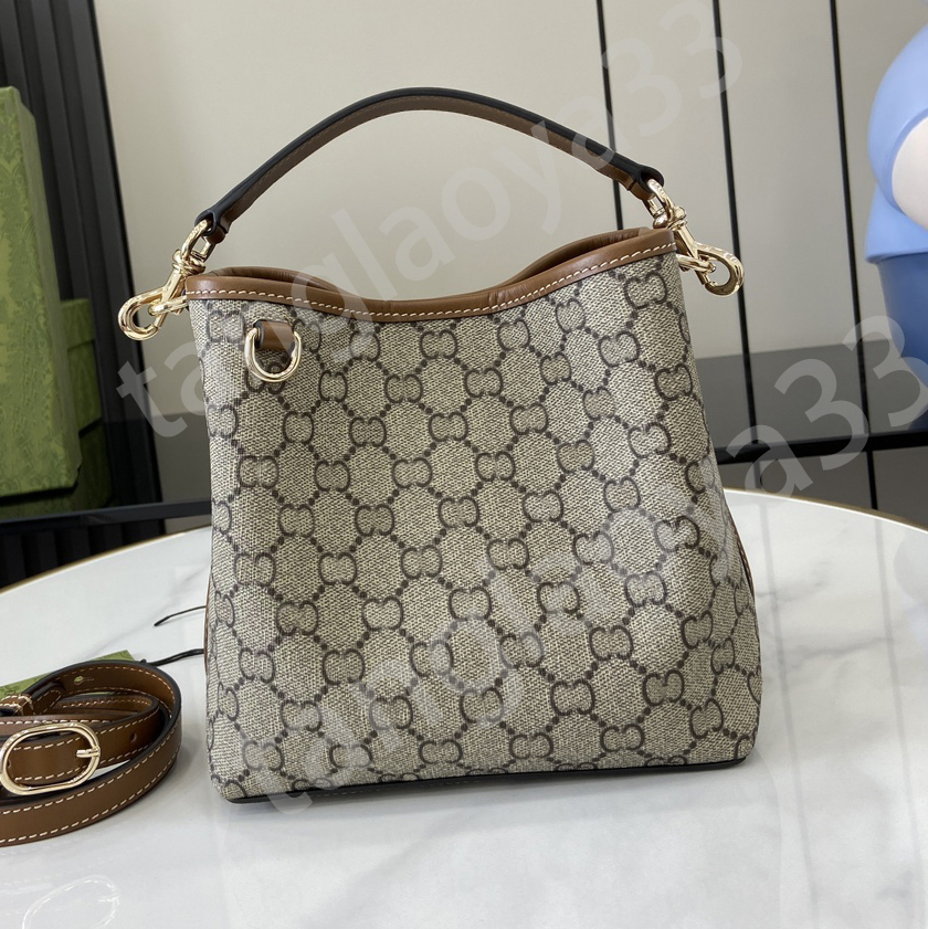 Tote bag Designer Bag Shoulder Bag Emblem Classic Leather Bucket Bag Mini Handbag Fashion Luxury Bag Purse Underarm Bag Beach Bag High Quality