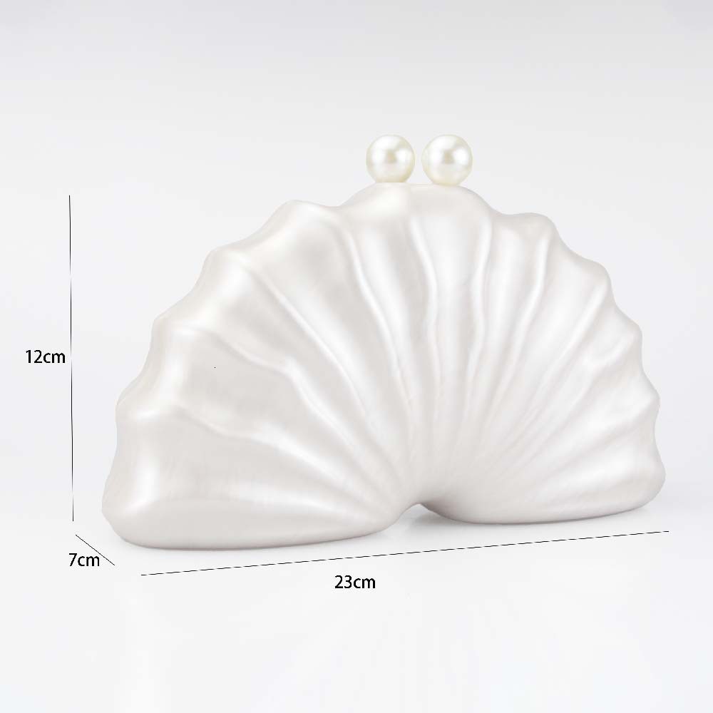 fashion Women's New Single Shoulder Diagonal Cross Shaped Shell Bag, Vintage lucite evening bag