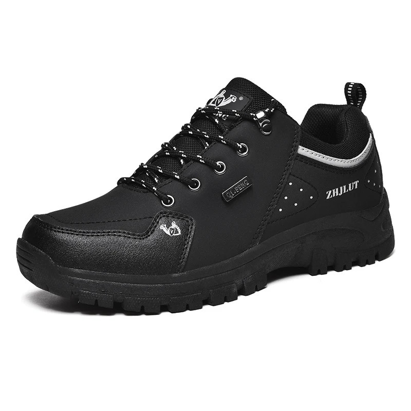 Fashion Black Shoes Men Women Outdoor Sports Shoes Wear Resisting Hiking Boots Casual Sneakers for Man Trekking Footwear 250228