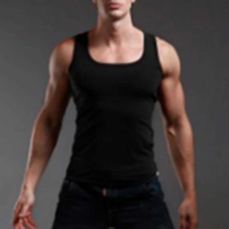Mens Underwear Cotton Tank Top Men High Quality Bodybuilding Singlet Sleeveless Slim Fit Vest Men Tank TopsT250318