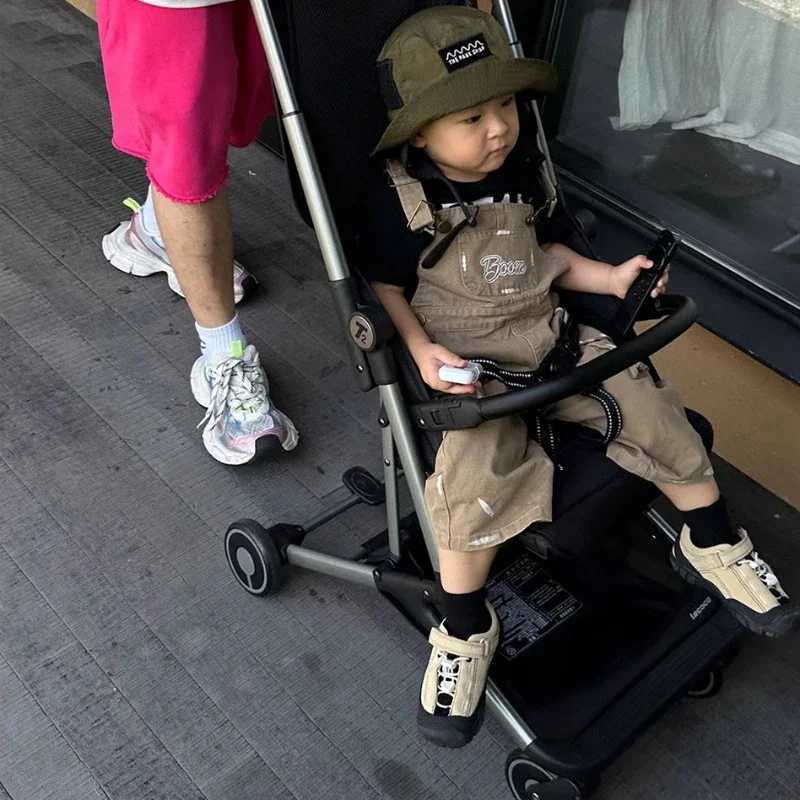 Portable Ultra Light Baby Stroller Four-wheel Foldable Baby carriage Travel Pram Multifunction trolley car for 1-3 years oldXJ250306