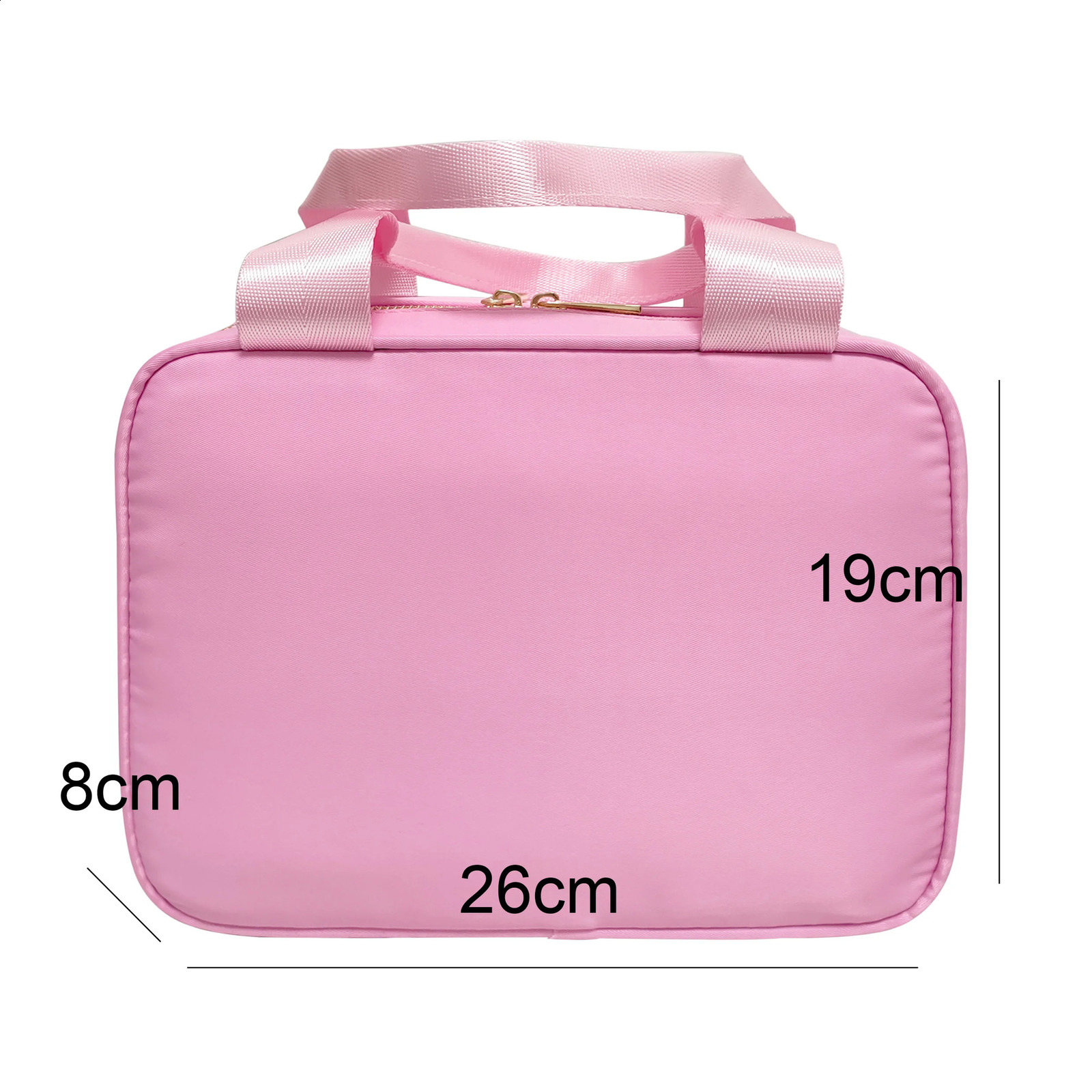 Nylon Preppy Lunch Box Large Insulated Lunch Bag Reusable Lunch Tote Bag Preppy LunchBag for School Travel Picnic 250306