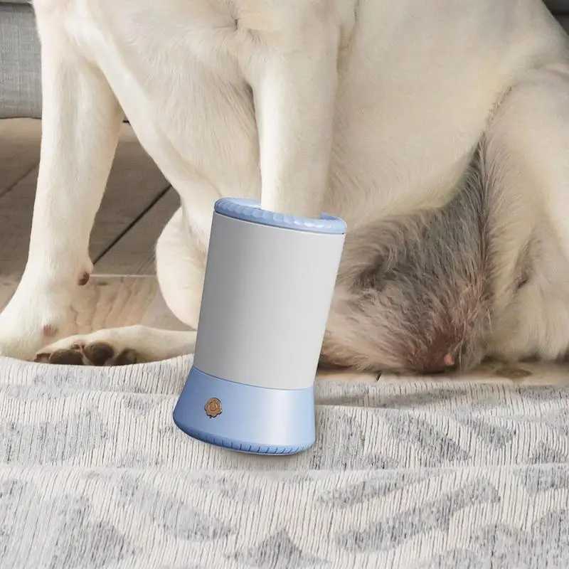 1Pcs Electric Pet Foot Washer Cup Silicone Soft Foot Cup Cat Foot Cleaning Bucket Dog Paw Cleaner Cup Cozys Quick Feet Wash M250306