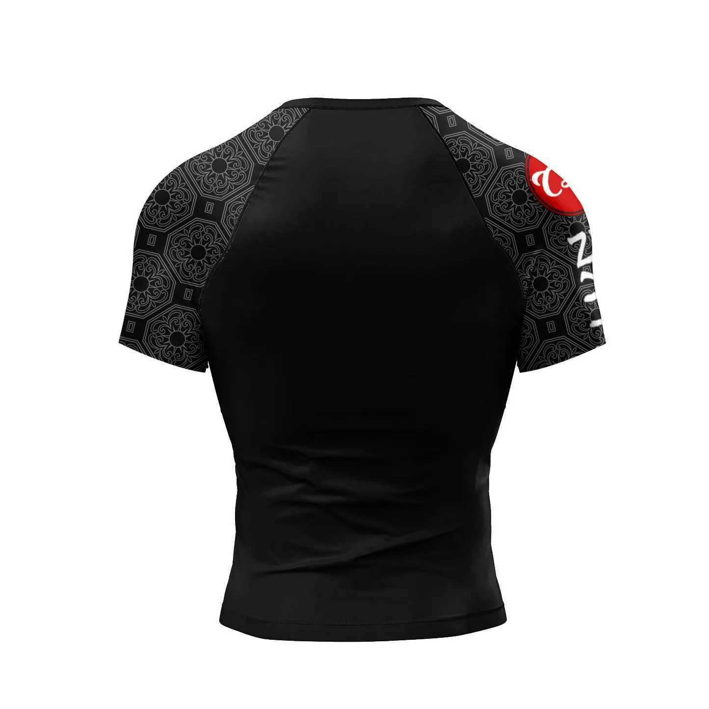 Cody Lundin Short Slve Mens Jiu Jitsu BJJ No Gi Rash Guard Sublimation Men Running Training T-shirts Strech Ts T250306