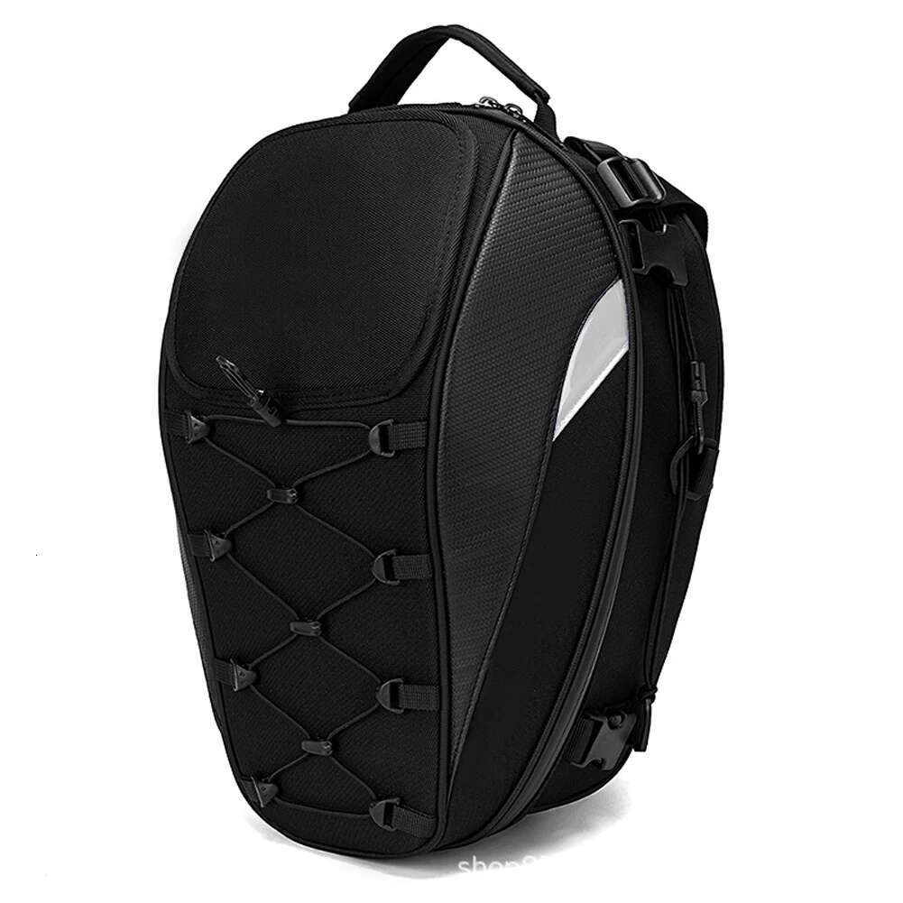Dual Use Waterproof Helmet Motorcycle Tail 30L-40L Box Rear Seat Bag Large Capacity Rider Backpack Motorbike Accessories