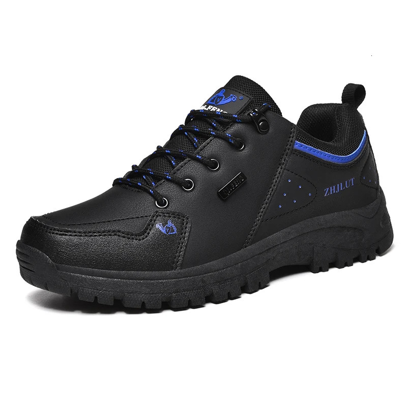 Fashion Black Shoes Men Women Outdoor Sports Shoes Wear Resisting Hiking Boots Casual Sneakers for Man Trekking Footwear 250228