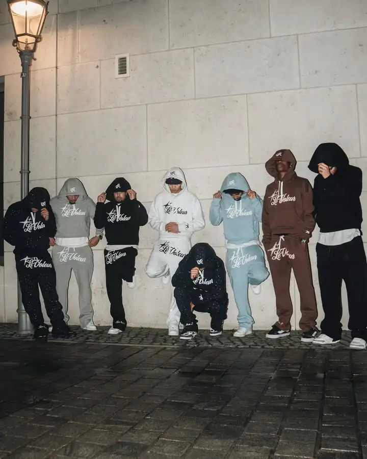 Sportswear Hoodie Sweatpants Two Piece Set Y2K Mens Harajuku Hip Hop Letter y Oversized Sweatshirt Casual Pants 250306