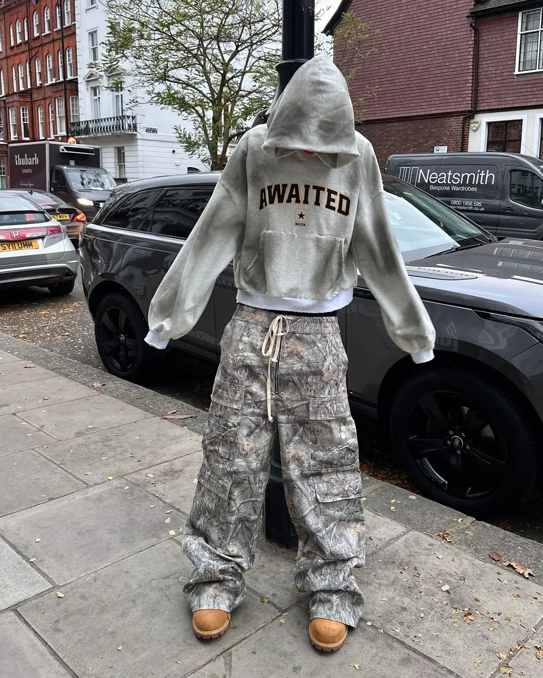 American Vintage Multi-Pocket Camouflage Pants Stylish High Street Straight Leg Casual Pants Harajuku Hip Hop Y2k Baggy Pants 250306