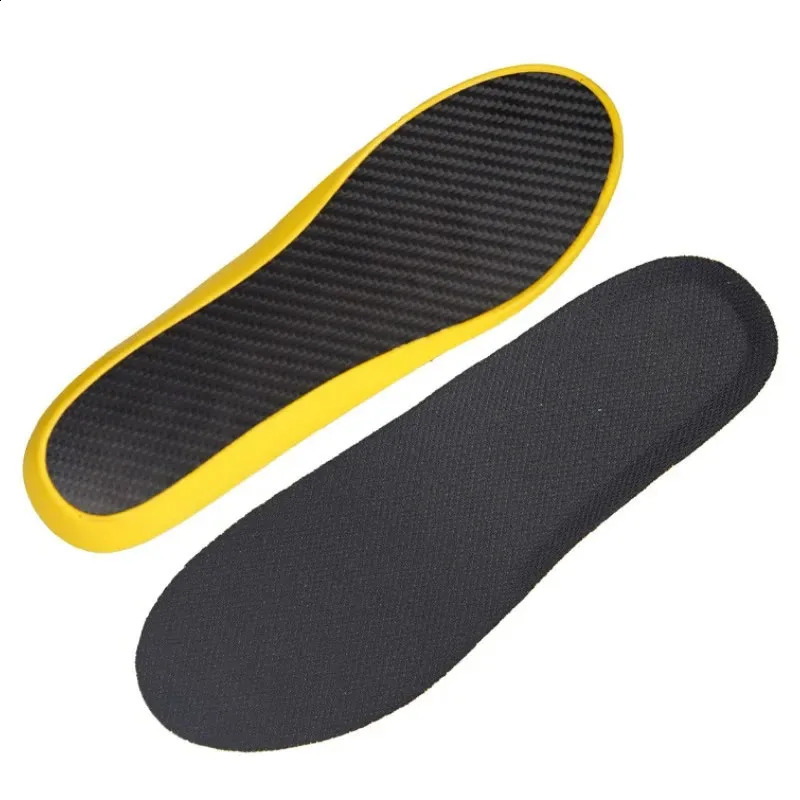 1Pair Full Shoe Sole Carbon Plate High Quality Sports Insoles Plantar High Elastic Pad Carbon Fiber Fasciitis Man Running 250305