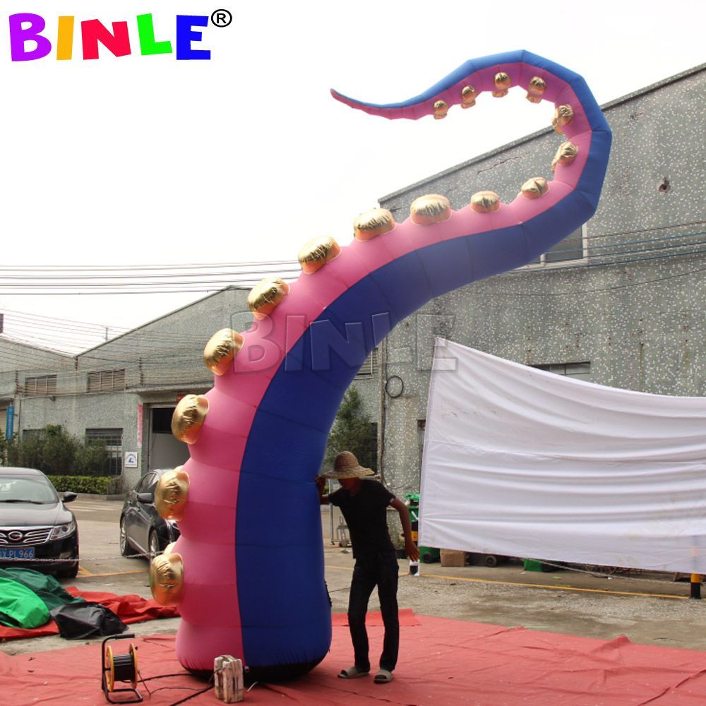 7m height (23ft) with blower Giant inflatable octopus tentacles with affordable price inflatables octopuss arm leg for Halloween decoration