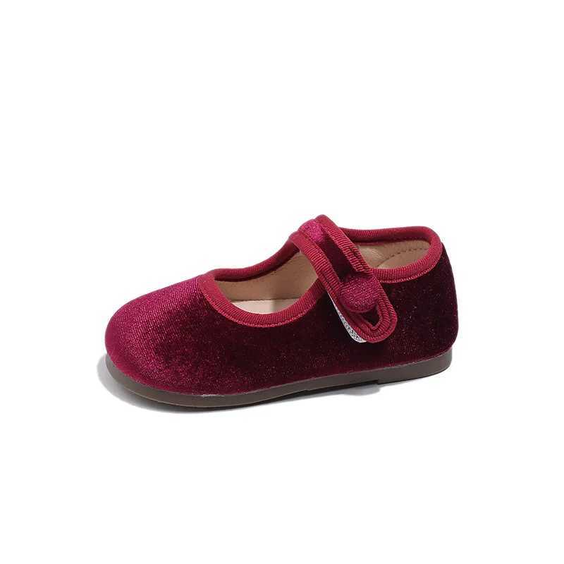 Girls Suede Flats Shoes Soft Sole Kids Moccasin Shoes Japanese Style Solid Color Simple Childrens Casual Shoes Spring AutumnT250306