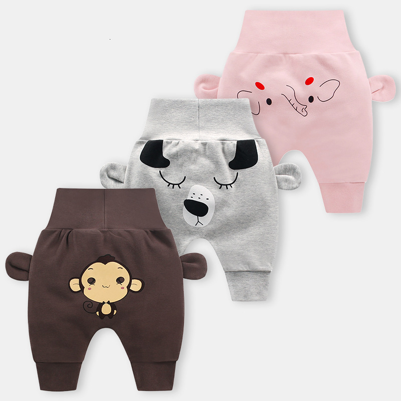 Ddmyshoesvip Baby Spring Autumn New Styles Boys Girls Big PP Pants For Babies High Waist And Belly Protection Children S Casual Pants Trendy