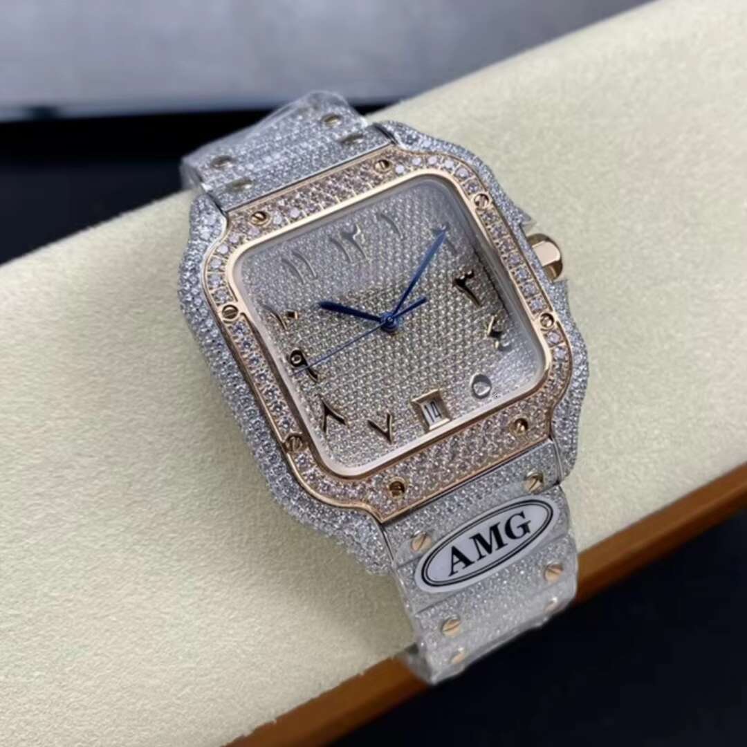 Design nical VVS Moissanite Zircon Watch