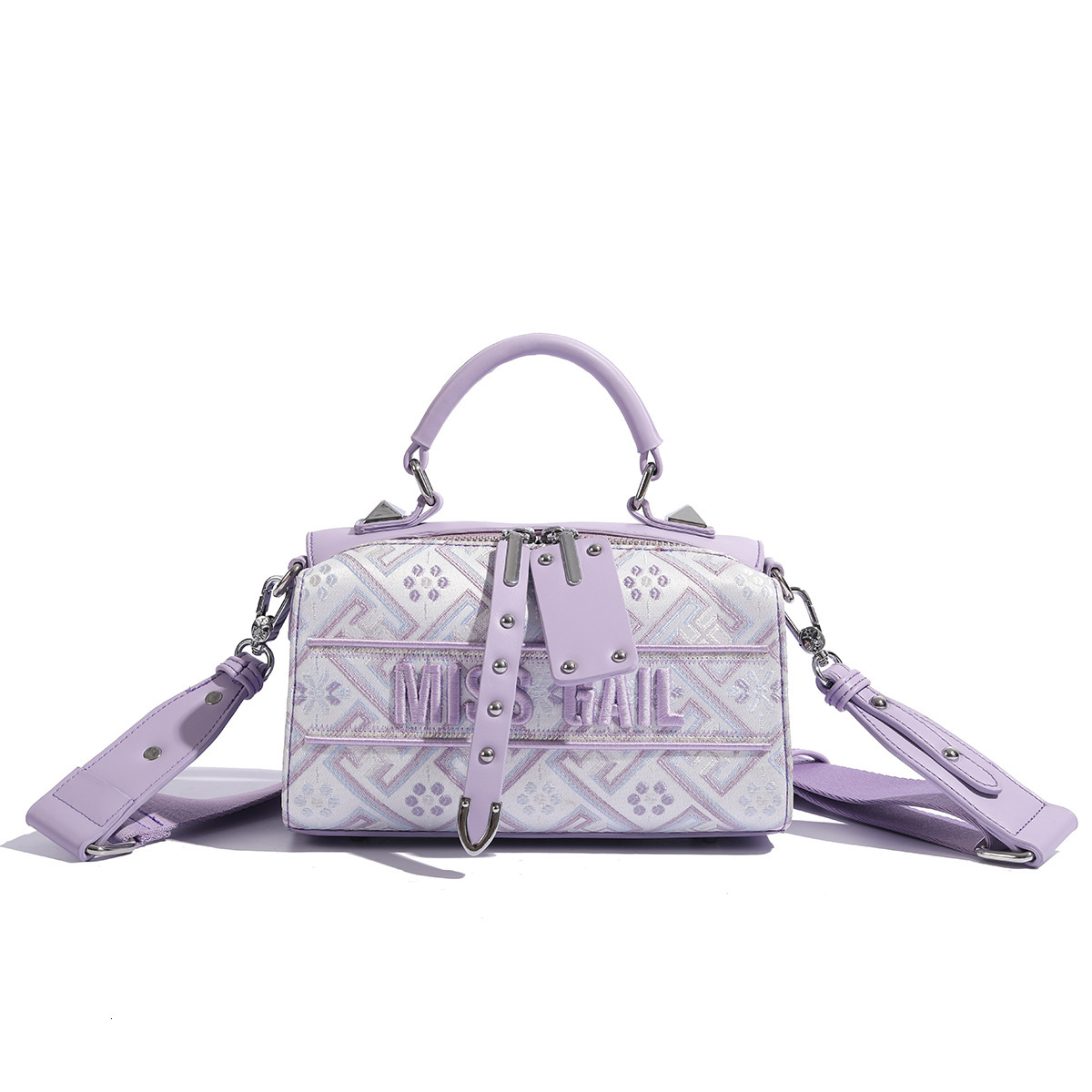 Xiaoxiangfeng Zhuangjin New Versatile Handbag, Large Capacity Commuting Fashion Boston Crossbody Bag, Women's Bag