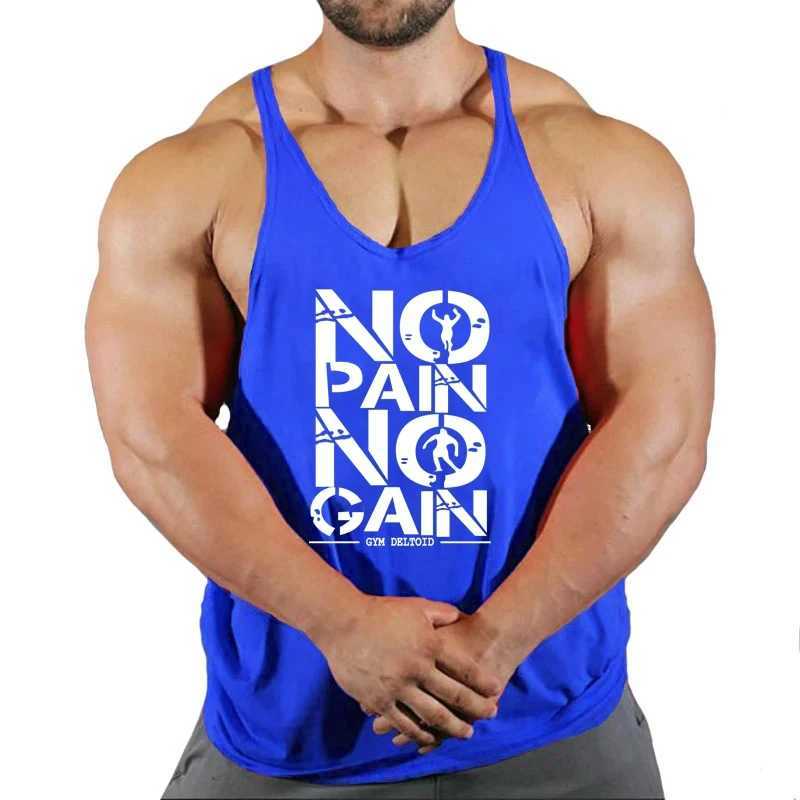 Gym Top Men Mens Vest Fitness Vests Bodybuilding Shirt Singlet Clothes Clothing Sleeveless Sweatshirt Man Muscular T-shirtsT250318