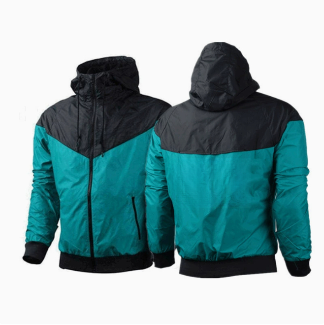 Loose Running Top Warm Hooded Jacket Windproof Sports Coat Net Side Logo Coats