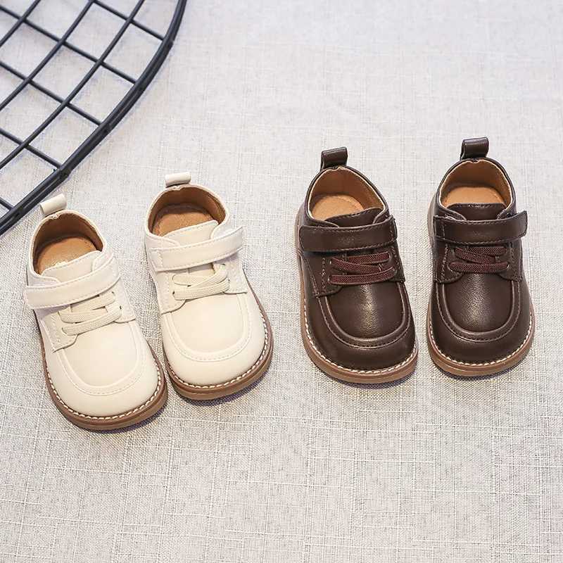 0-6 Years Children Oxfords Kids Soft PU Leather Shoes Spring Autumn Baby Toddler Shoes Boys Girls School Shoes BrownBlackBeigeT250306