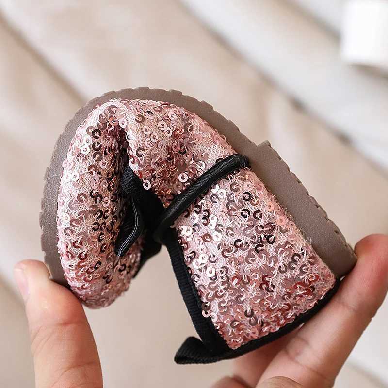 Bow-knot Girls Shoes Kids Shoes Dance Party Baby Shoes Casual Flats Children Footwear 1-6 Years Toddlers Infants Fashion AutumnT250306
