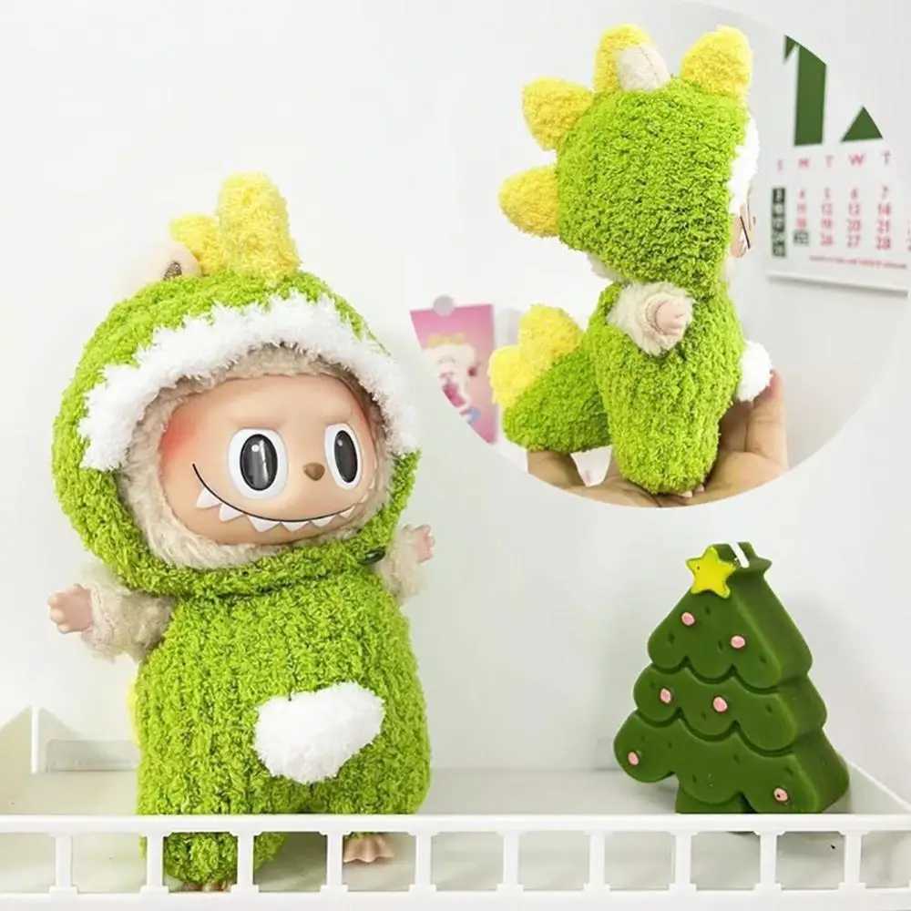 17cm Cute Mini Plush DollS Clothes Outfit Accessories For Korea Kpop Exo Labubu II Idol Dolls Sitting Party Clothing DIY GiftT250307