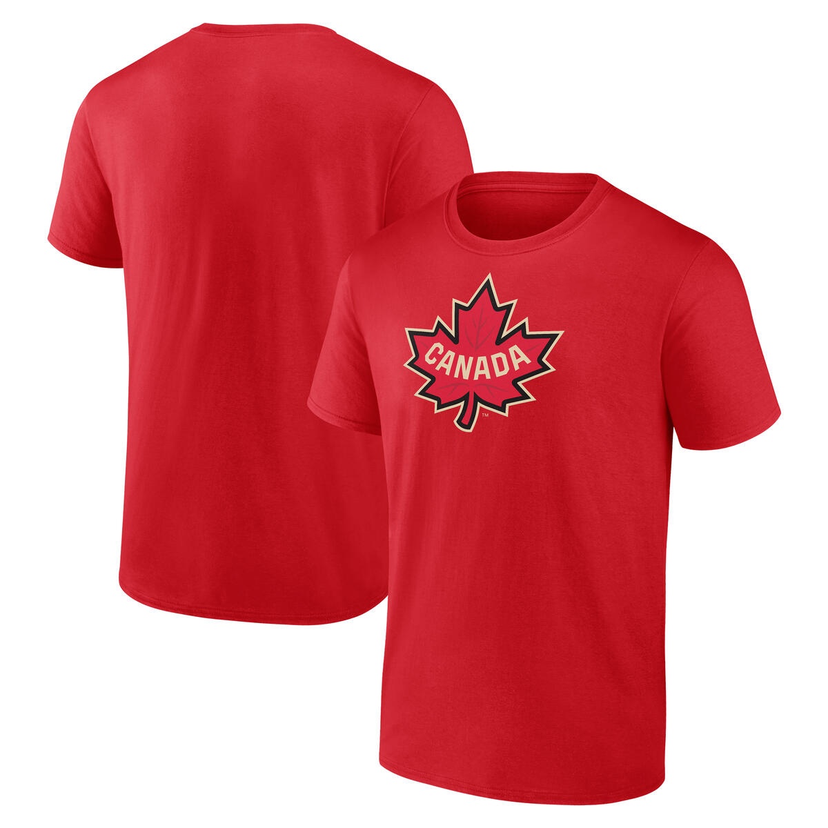Unisex red black Hockey Canada 2024 Team mens T-Shirts