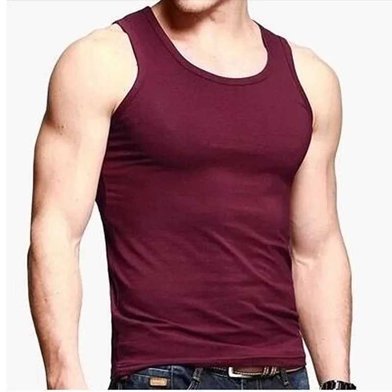 2023 modal Big Size Summer men clothing Tank Tops L-6XL Singlets Sleeveless fitness men vest bodybuilding Breathable t shirtT250318