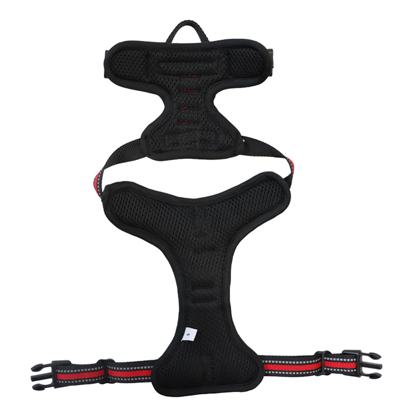 Dog Harness Medium Sized, No Pull Pet Harness with 3 Buckles, Adjustable Soft Padded Pooch Vest with Instant Control Handle, Reflective Pet Vest for M