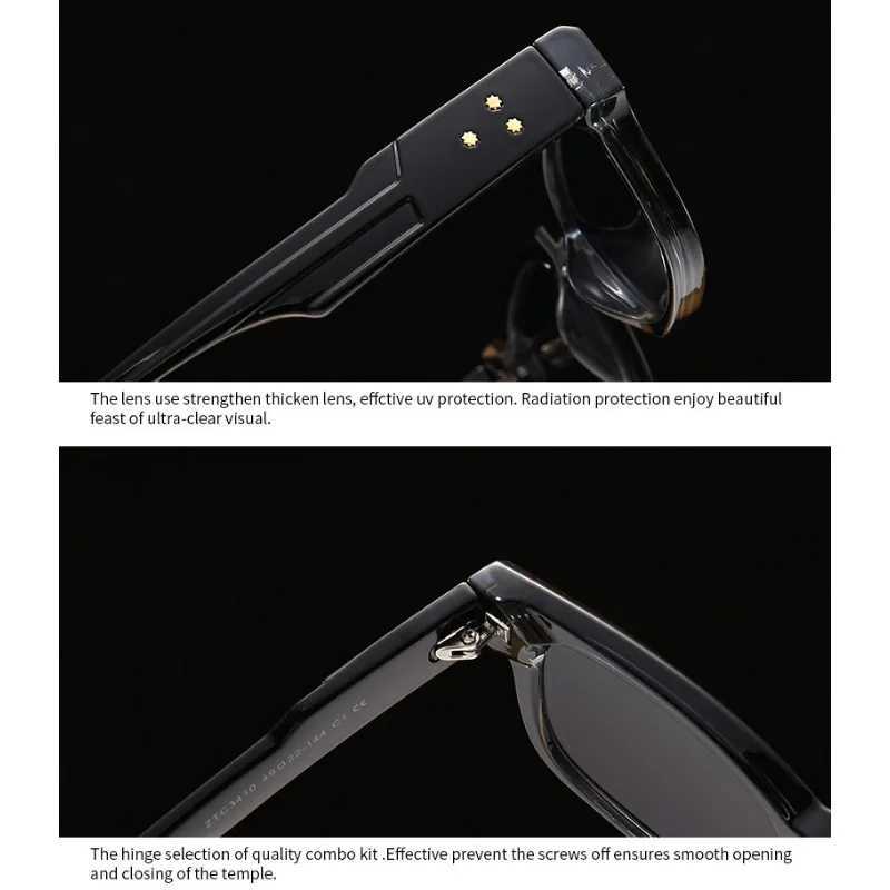 Fashion Brand Designer Gradient Shades UV400 Men Trending Rivets Punk Sun Glasses High Quality Women Retro Square SunglassesXJ250306