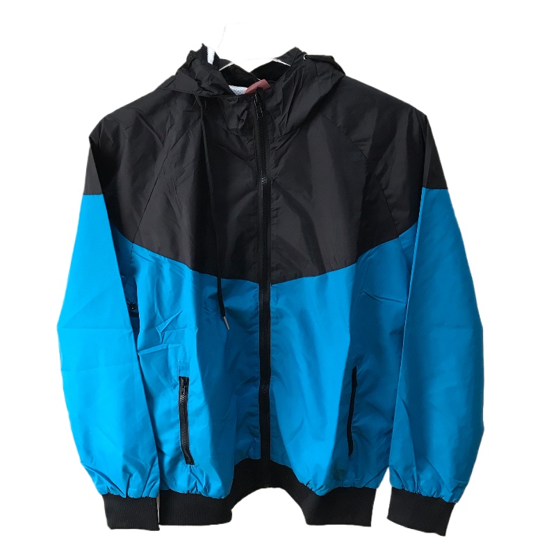 Men's Outdoor Sports Jacket Spring Windproof Hooded Jacket Thin Sport Trench Coats Autumn Jogging Windbreaker
