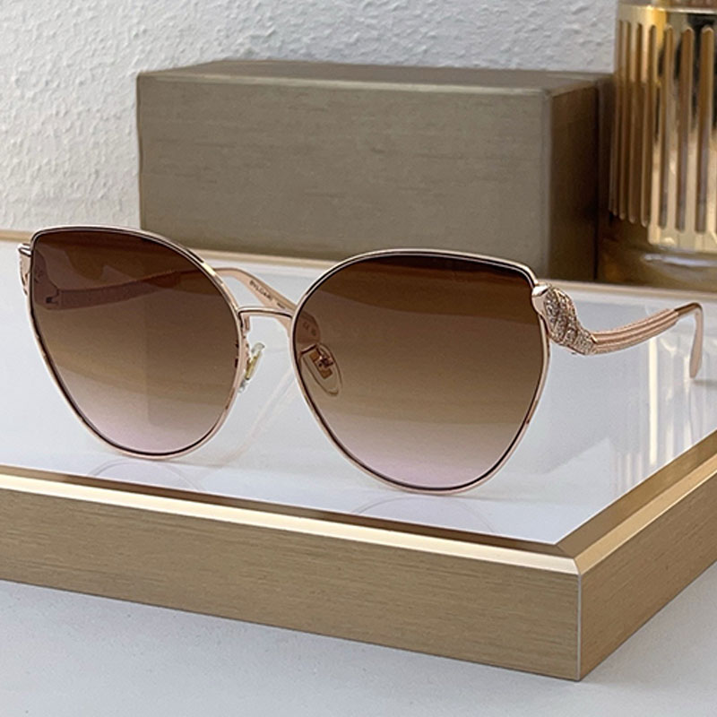 Designer metal sunglasses For lady 40010 oversized frame design snake legs for outdoor beach parties UV400 protection