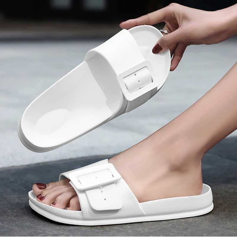 Cwarm Wens Summer Sandals 2025 New Flip-flops With Adjustable Bukle Fi Outdoor N-slip Beach Shoes House Flat Slides Y250306