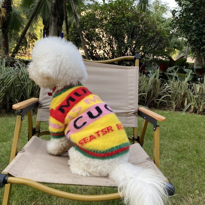 2025 new Designer Clothes Sweaters, Classic Thickened Mink Cashmere Pet Sweater, Thermal Puppy Winter Coat, Warm Dog Shirt Outfits for Small