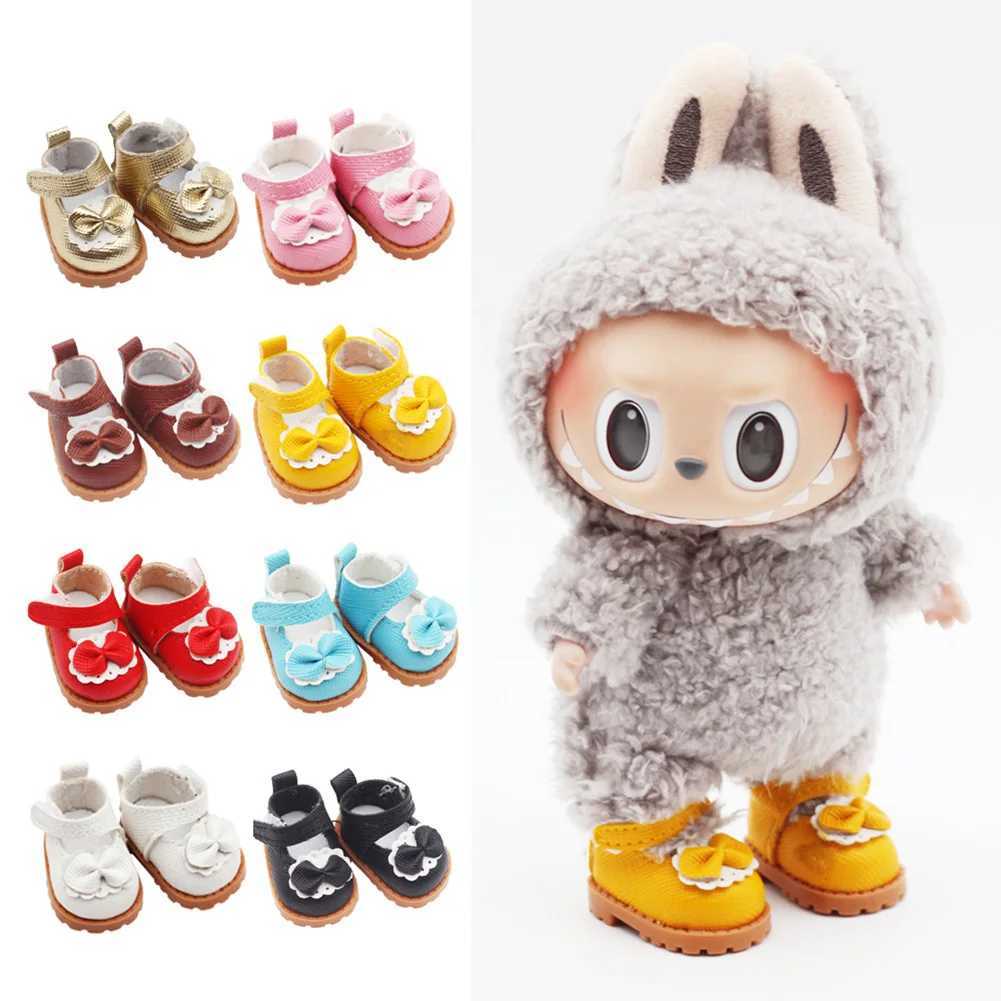 17cm Mini Plush DollS Clothes Outfit Accessories For Korea Kpop Exo Labubu Idol Princess shoes casual sneakers Clothing GiftT250306