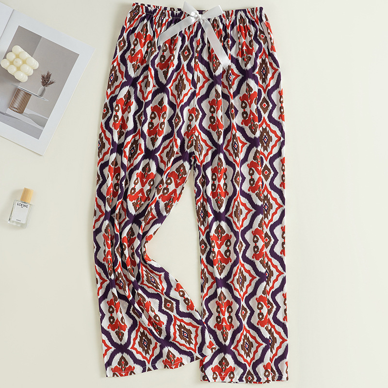 Large Size Women's Cotton Silk Jogger Pants - Perfect for Casual Outfits at Home or Outside