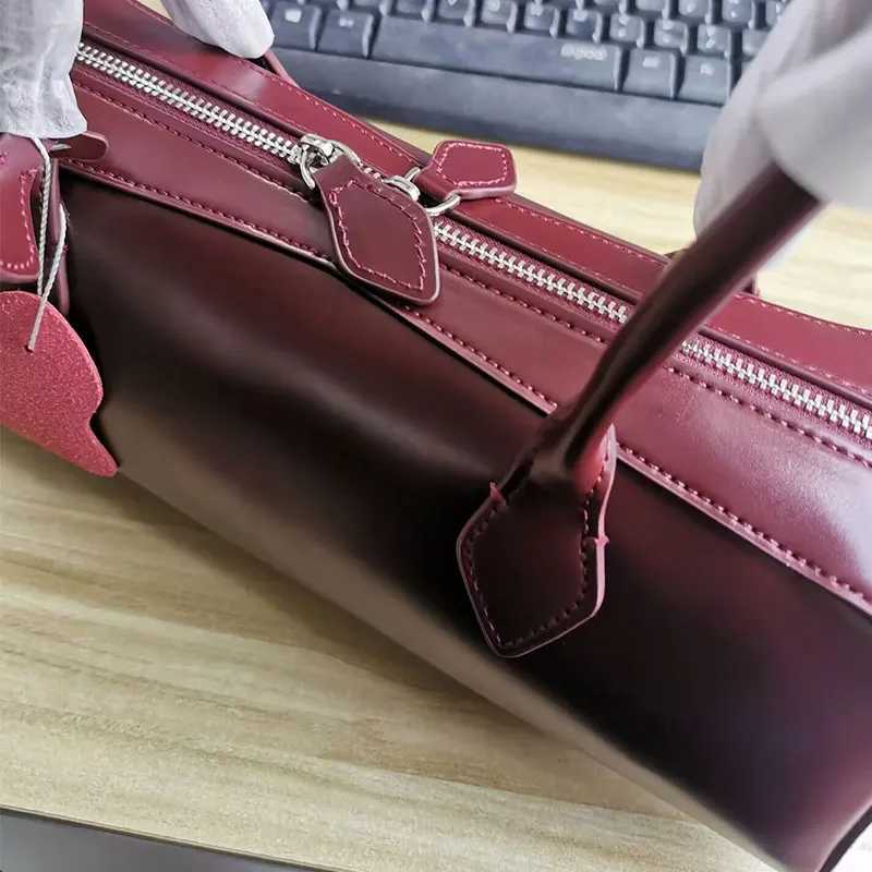 Leather Shoulder Genuine 2025 New Designer Hot Women Baguette Bag Fashion Trend Cowhide Female Handbags 2928 Y250306