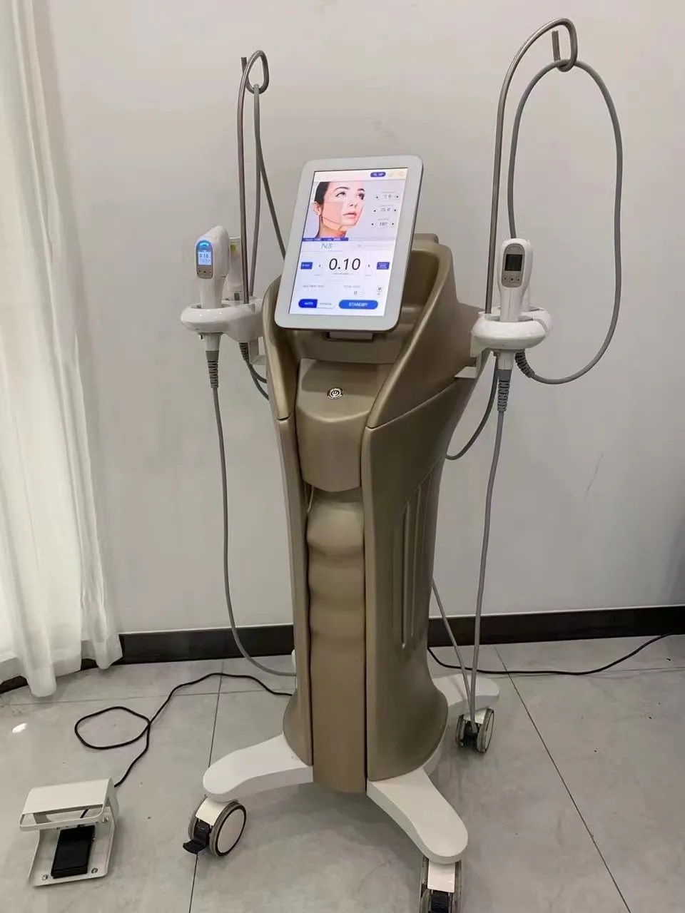 New Doubloe 7D Skin Tightening Face Lifting Anti Aging Skin MFU RF Care Beauty Machine