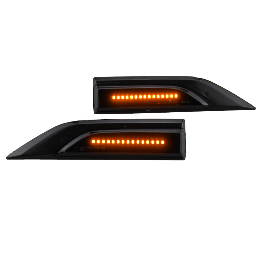 Dynamic Amber LED Turn Signal Repeater Sequential Light Flashing Side Marker Lamp for VW Transporter T6 Multivan T6 2016-2019