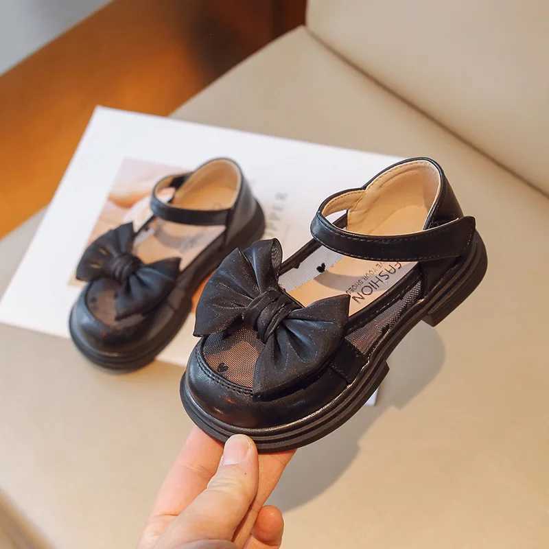 Girl Walking Shoes for Baby Girls Soft Bottom Casual Shoes Spring Autumn Bow Round Toe Princess Dress Soft Sole Non-slip ShoesT250306
