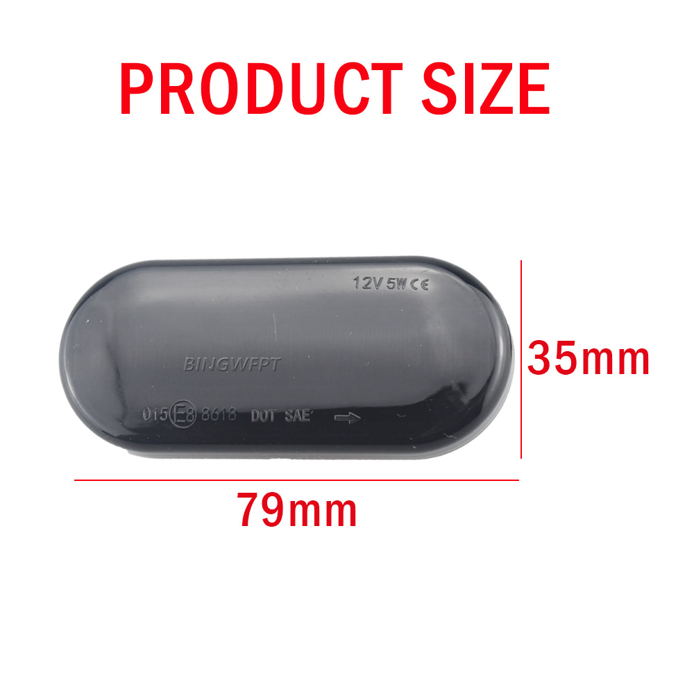 For VW Golf 3 4 MK3 MK4 Passat 3BG Polo 6N 9N Bora Vento Led Dynamic Side Marker Turn Signal Light Sequential Blinker Light